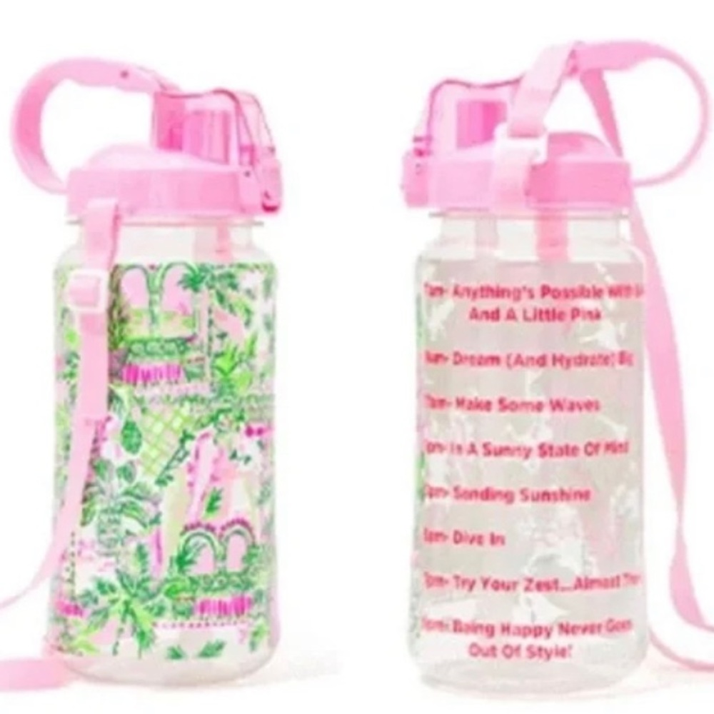 BNIP Lilly Pulitzer GWP- XL Water Bottle & Carrying Strap - Picture 2 of 10